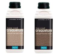 Polyvine Craquelure Crack Varnish Top & Bottom Coat 500ml