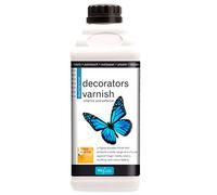 POLYVINE Quick-Drying Acrylic Clear Decorators Varnish Dead Flat 100ml