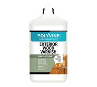 Polyvine - Exterior Wood Varnish - Dead Flat - 4 Litre