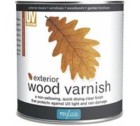 Polyvine 5030777000113 Exterior Wood Varnish 1L - Dead Flat