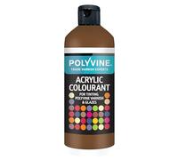 Polyvine for Tinting Water Based Products - Easy Blend, Dense Liquid Pigment Colour Additive for Paint, Varnish, Filler, Grout, Cement, Emulsion, Masonry Paint & More - Burnt Umber, 500g