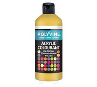 Polyvine for Tinting Water Based Products - Easy Blend, Dense Liquid Pigment Colour Additive for Paint, Varnish, Filler, Grout, Cement, Emulsion, Masonry Paint & More - Yellow Oxide, 500g