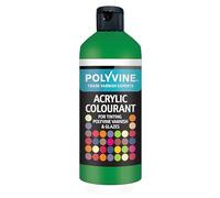 Polyvine for Tinting Water Based Products - Easy Blend, Dense Liquid Pigment Colour Additive for Paint, Varnish, Filler, Grout, Cement, Emulsion, Masonry Paint & More - Green, 500g