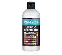 Polyvine for Tinting Water Based Products - Easy Blend, Dense Liquid Pigment Colour Additive for Paint, Varnish, Filler, Grout, Cement, Emulsion, Masonry Paint & More - White, 500g