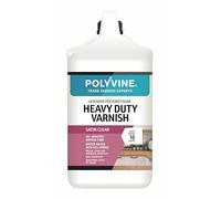 Polyvine Heavy Duty Wood Varnish Satin 4 Litre