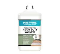 Polyvine - Dead Flat Heavy Duty Interior Wood Varnish - 4 Litre