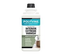 Polyvine Interior Extreme Varnishdead Flat 2L - Protection For Interior Wood, Furniture, Flooring, Concrete, Slate And Flagstones