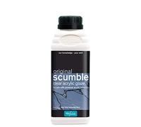 Polyvine Original Scumble Glaze - Decorative Clear Acrylic Glaze for Walls & Furniture - Water-Based Translucent Colourant Medium for Colour Washing, Marbling & Stippling - 1 Hr Working Time