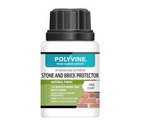 Polyvine Stone and Brick Protector & Professional Sealant Masonry Waterproofer Interior Exterior Clear Penetrating Sealer Waterproof Coating for Stone, Brickwork, Flagstone, Sandstone, Slate, Plaster