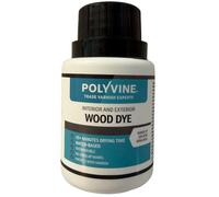 Polyvine Wood Dye - Interior Exterior Wood Colour Restorer - Quick Drying, Water Based Intermixable Woodwork Sealer Any Colour for Furniture, MDF, Ply, Hardwood, Softwood - Mahogany, 100 ml
