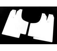 PolyWard Mudflaps for Ford Focus mk2, ST 225 - Rally Style (White)
