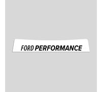 PolyWard Sunstrip for Ford Fiesta mk7 Ford Performance Windscreen Banner Sunshade Decal Sticker - Pre-Cut Easy Install (Gloss White)