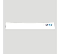 PolyWard Sunstrip for Ford Fiesta ST150 Windscreen Banner Sunshade Decal Sticker - Pre-Cut Easy Install (Matte White)