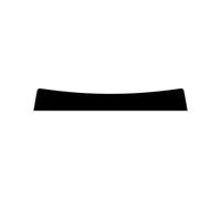PolyWard Sunstrip for Ford Focus mk3 2011-2018 Windscreen Banner Decal Sticker Sunshade - Pre-Cut Easy Install (Matte Black)