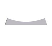 PolyWard Sunstrip for Mini One/S/Cooper R50 R53 R56 (2001-2013) Windscreen Banner Decal Sticker Sunshade - Pre-Cut Easy Install (Silver)