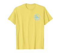 Polzeath Big Wave Surf Club, Surfing Graphic T-Shirt, Men, Lemon Yellow, Medium