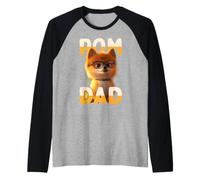 Pom Dad Pomeranian Daddy Spitz Papa Fathers Day Cute Pom Raglan Baseball Tee