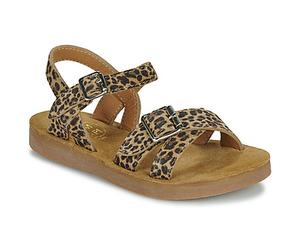 Pom d'Api Flat sandals PLAGE-AIR CROSSY in Brown 10 kid