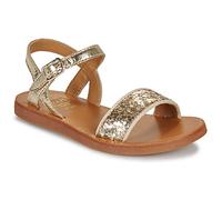 Pom d'Api Flat sandals PLAGETTE BUCKLE TAO in Gold 1 kid