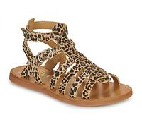 Pom d'Api Flat sandals PLAGETTE GLADIATOR in Brown 8.5 toddler