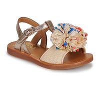 Pom d'Api Flat sandals PLAGETTE POMPOM in Beige 7 toddler