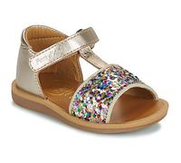 Pom d'Api Flat sandals POPPY TAO EASY in Gold 4.5 toddler