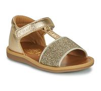 Pom d'Api Flat sandals POPPY TAO EASY in Gold 6 toddler