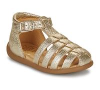 Pom d'Api Flat sandals STAND-UP STRAP in Gold 5.5 toddler