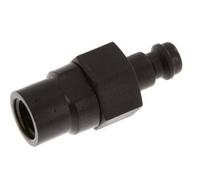 POM DN 5 Coupling Plug G 1/8 inch Female Threads Double Shut-Off