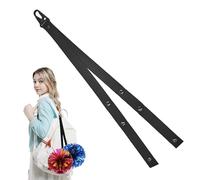 Pom Holder - Portable Nylon Strap for Cheerleading Accessories - Cheer Ball Fix Band - Travel Friendly Webbing Buckle Clip | Strap for C
