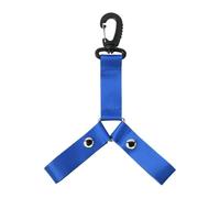 Pom Holders For Cheer Bag - Organizer Hanger With Button & Team Tag, 8.5 Inch Double Nylon Strap Carrier, Sports Event Performance Accessories - For Girls Cheerleading Dance Competitions