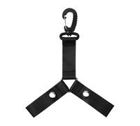 Pom Holders For Cheer Bag - Organizer Hanger With Button & Team Tag, 8.5 Inch Double Nylon Strap Carrier, Sports Event Performance Accessories - For Girls Cheerleading Dance Competitions