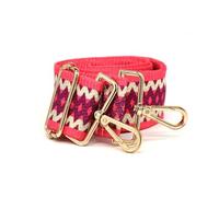 Pom Peace of Mind Wide Adjustable Bag Strap - Shoulder Straps for Handbag or Crossbody - Stylish Replacement to Elevate Your Accessories! (Pink diamond)