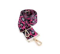 Pom Peace of Mind Wide Adjustable Bag Strap - Shoulder Straps for Handbag or Crossbody - Stylish Replacement to Elevate Your Accessories! (Pink Leopard)