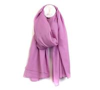 Pom Peace of Mind Womens Large Summer Beach Scarf Pink Lightweight Shawl Lady Sarong Organic Cotton