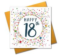Pom Pom "18th" Greeting Card