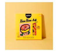 Pom Pom Art painting kit Pink one size