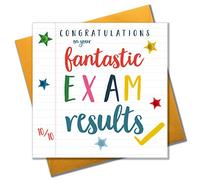 Pom Pom"Congratulations On Your Fantastic Exam Results" Greeting Card, POM067