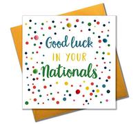Pom Pom "Good Luck in Your Nationals" Greeting Card