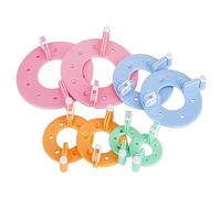 Pom Pom Maker,8 PCS Pompom Maker Kit Pom Poms Making Tool Wool Knitting Craft Tool Set Fluff Ball Weaver Maker for Art Crafts