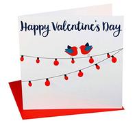 Pom Pom VPO004 "Birds on Lights" Valentine's Day Card