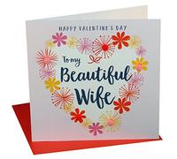 Pom Pom VPO011 "Beautiful Wife" Valentine's Day Card