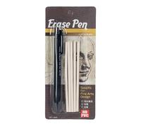 Pomberi Click Eraser | Erasing Pencil for Artists - Mechanism Retractable Eraser with 3.8mm Tip and 5 Refills for Artists Drawing Sketching Writing
