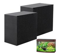 Pomberi Water Purifier Cube, 2pcs Fish Tank Filtration Cleaning Cubes, Reusable Activated Carbon Water Filter With Honeycombs Structure For Aquarium Fish Tank