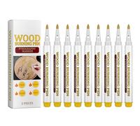Pomberi Wood Burning Marker Pen, 6 pieces Scorch Pen for Wood Drawing, Wood Burn Paste Marker, Accurately & Easily Burn Designs on Wood & Crafts, Suitable for Beginners DIY Wood