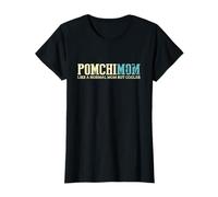 Pomchi Mom Cooler Fun Dog Mommy Vintage Mothers Day T-Shirt