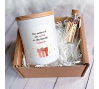 Pomchick - Empowering Candle Gift for Her | She Believed She Could So She Bloody Nailed It | Exam Success, Graduation, Congrats Gift