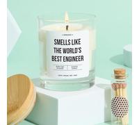 Pomchick - Engineer Candle Gift Smells Like The World's Best Engineer Funny Keepsake for Graduation Career Celebrations Thank You Engineer Student