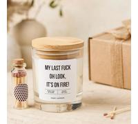 Pomchick - Funny Candle Gift Set Rude Birthday or Breakup Present for Friend Sister Brother or Colleague Bold Soy Wax Keepsake for Her Him