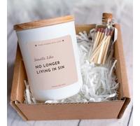 Pomchick - Funny Wedding Candle Bride Gift - Smells Like No Longer Living in Sin- Bridal Shower